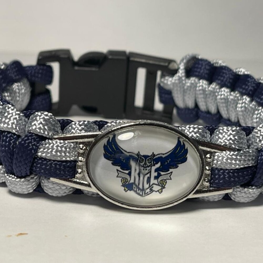 Rice Owls NCAA Paracord Bracelet NEW
